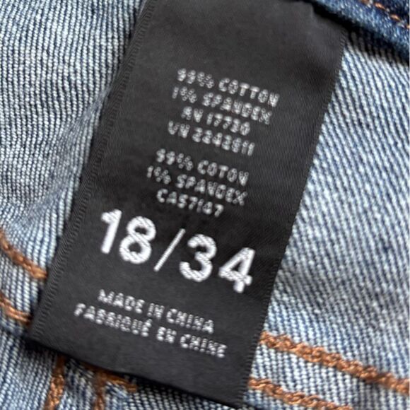 Mossimo Jeans Skinny Mid Rise New Womens Size 18 - Picture 9 of 9